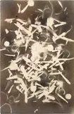 David Smith, A Sketch for a Sculpture (Raven Series), 1959, spray enamel on paper