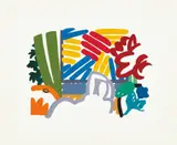 Tom Wesselmann, Study for Still Life with Matisse & Johns, 1992, Liquitex on Bristol board