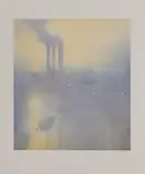 Derek Mynott, Untitled, Chelsea' lithograph in colours
