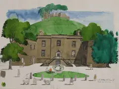 Paul Hogarth, Untitled, unframed An original artwork on which the editioned lithograph