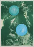 Barbara Hepworth, Untitled, 'Sun and Marble' lithograph in colours