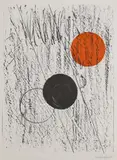 Barbara Hepworth, Untitled, 'Sun and Moon' lithograph in colours