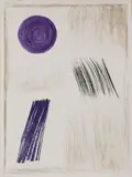 Barbara Hepworth, Untitled, 'Autumn Shadow' lithograph in colours