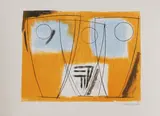 Barbara Hepworth, Untitled, 'Three Forms' lithograph in colours