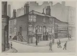 L. S. Lowry, Untitled, 'Great Ancoats Street' lithograph