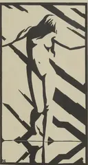 Robert Gibbings, Untitled, 'Clear Waters' woodcut