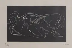 Untitled by Henry Moore, 1931 (Cramer 2) woodcut, sold Oct 2024
