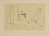 Pablo Picasso, Untitled, 'Le Modèle étendu' lithograph