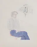 David Hockney, Untitled, 1974 etching in colours