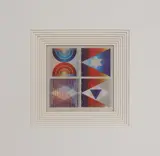 Untitled by Yaacov Agam, 'Israel' lenticular print in colours, sold Oct 2024
