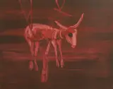 Sidney Nolan, Untitled, 'Ram in Thicket' screenprint in colours