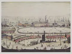 L. S. Lowry, Untitled, published by J H Mainstone Print Publications