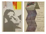 Joe Tilson, Untitled, unframed; together with: 'Souvenir of Bradford' screenprint in colours