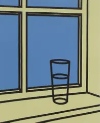 Untitled by Patrick Caulfield, I Roam My Room' screenprint in colours, sold Aug 2024