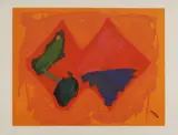 John Hoyland, Untitled, 'Fly Away' etching and carborundum in colours