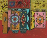 Alan Davie, Untitled, oil on canvas 76.5 x 96.5cm