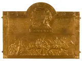 Edward Field, A plaque of the Chief Tamaha, The Rising Moose, 1911, bronze