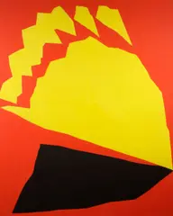 Jack Youngerman, Red, Yellow, Black, 1965, acrylic on canvas