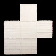 Wess Dahlberg, Titanium White, 1990, acrylic on shaped panel