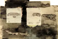 Manuel Neri, Emborados - Chan Chan VI, 1971, water-based pigments on paper