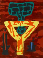 Untitled by William Brice, 1997-98, oil on canvas, sold Oct 2012