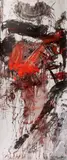 Junko Chodos, In the Forest of Amida Buddha No. 24., 1993, oil and computer print on mylar