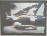 Richard Hamilton, Kent State, 1970; Untitled (2), first color screenprint on paper; second lithograph on paper