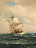 James Gale Tyler, American ships on choppy seas