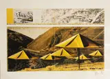 Christo, The Umbrellas, Joint Project For Japan-USA (USA Site Yellow), 1991, Color offset lithograph on heavy wove paper