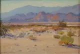 F. Carl Smith, Near Palm Springs, oil on board