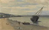 William A. Coulter, Bringing in the catch at low tide