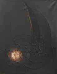 Untitled by Yiannis Maltezos, mixed media on canvas, sold Sep 2012