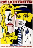 Roy Lichtenstein, Leo Castelli poster (not in Corlett), 1979, Offset lithograph in colors on wove paper