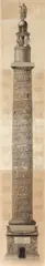 Giovanni Battista Piranesi, 12 Plates, from Trofeo o sia Magnifica Colonna Coclide (WE. 687; 688; 691; 693; 694; 695; 689; 690; 692; 703; 704; not in WE.), 1774-79, Etchings, laid down
