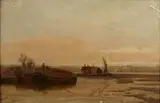 Alfred J. Bennett, Early morning, Frindsbury, Kent, oil on canvas