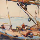 Donna N. Schuster, A View of Venice, watercolor on paper