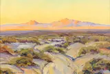 Charles Worden Bethell, Desert View, oil on canvas