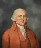 A pair of portraits of gentlemen (Washington and Adams) (2) by American School, oil on board, offered Aug 2012