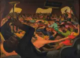 Dick, Pied Piper (Dance recording session), 1945, oil on canvas