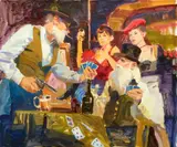 Neil Boyle, A questionable hand, oil on canvas