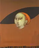 Paul Wunderlich, Portrait of a woman