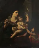 Guido Reni, The Virgin and Child with St. John the Baptist, oil on canvas