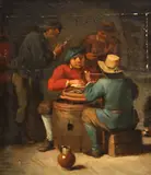 David Teniers, A tavern interior, oil on cradled panel