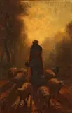 Constant Troyon, A shepherdess with her flock