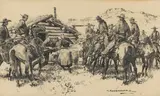 Nick Eggenhofer, Welcome to Bushwack City, pencil and ink on board