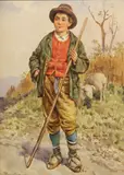 Percy Gray, Young shepherd