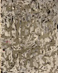 Untitled by Harvey Tulcensky, c. 1995, acrylic on magazine page, offered Aug 2012