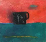 Pia Stern, Untitled (Cup), 1997, oil on paper