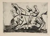 Raúl Anguiano, Untitled (Bullfight)