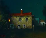Will Sparks, The Stevenson house, oil on canvas